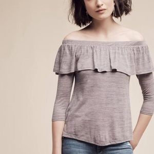 Anthropologie Off-Shoulder Top